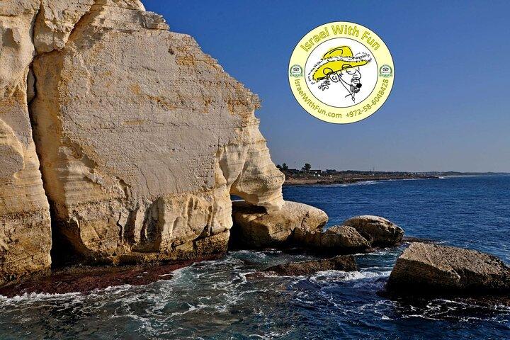 Cuevas marinas y ruinas antiguas Rosh HaNikra y Acre Tour privado