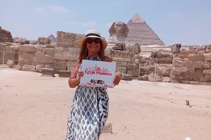 Pirámides de Guiza, paseo en esfinge y camello con almuerzo – Tour guiado a El Cairo