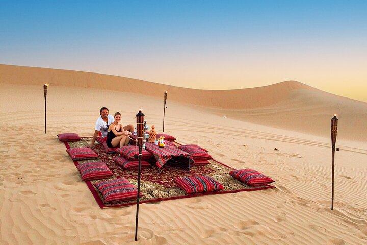 Romantisches privates Dünendinner in Abu Dhabi