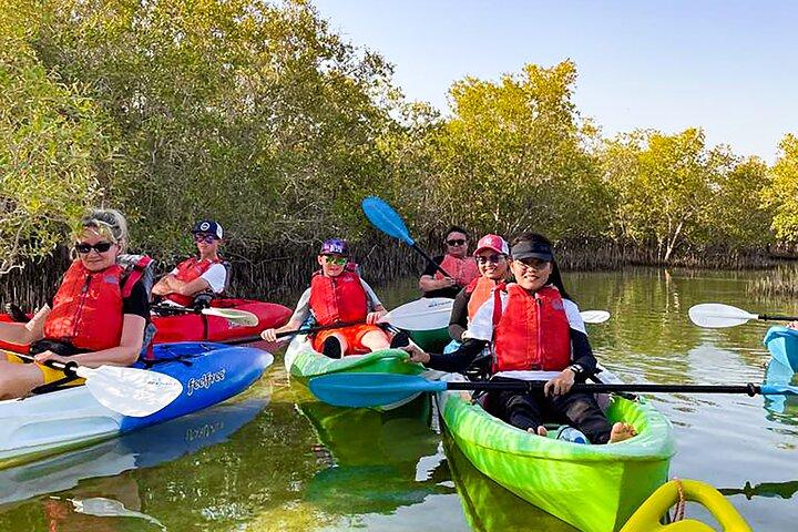 Kayak dans la mangrove Abu Dhabi