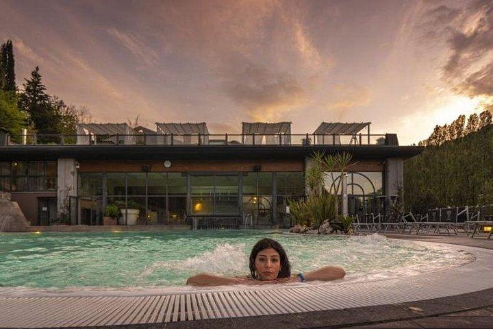 Termiske pool-indgange på Euroterme Bagno di Romagna med Aperitivo