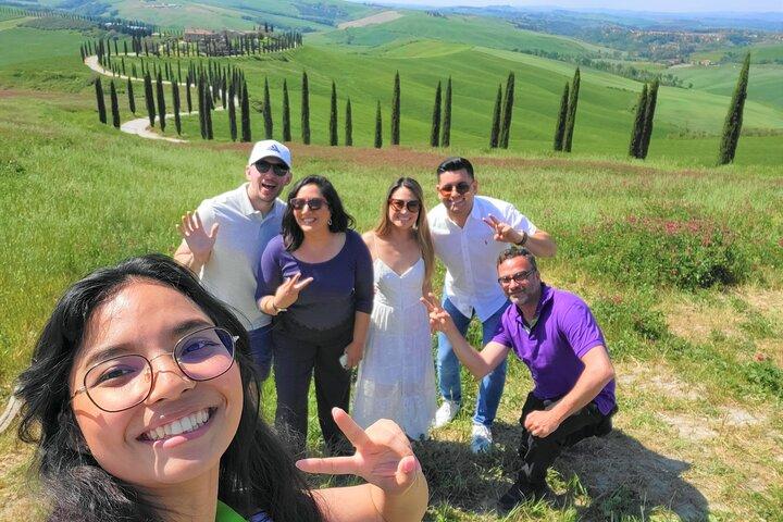 Siena, Cortona, Montepulciano y Val D'Orcia en un tour en grupo pequeño