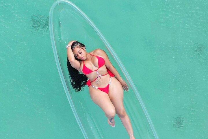 モンテゴ湾からの送迎付きクリアカヤックフォト体験