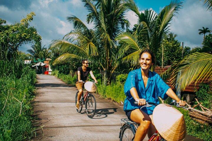 Can Tho : Radfahren in Village-Obstgarten-Erlebnis lokale Fähre