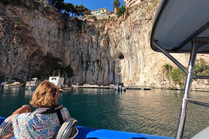 Boat tour guided from Nice to Monaco with snorkeling