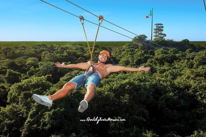 Xplor zip line park with transportation
