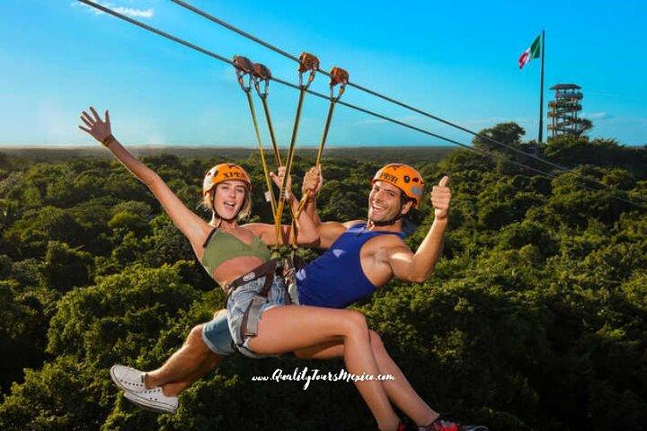Xplor zip line park with transportation
