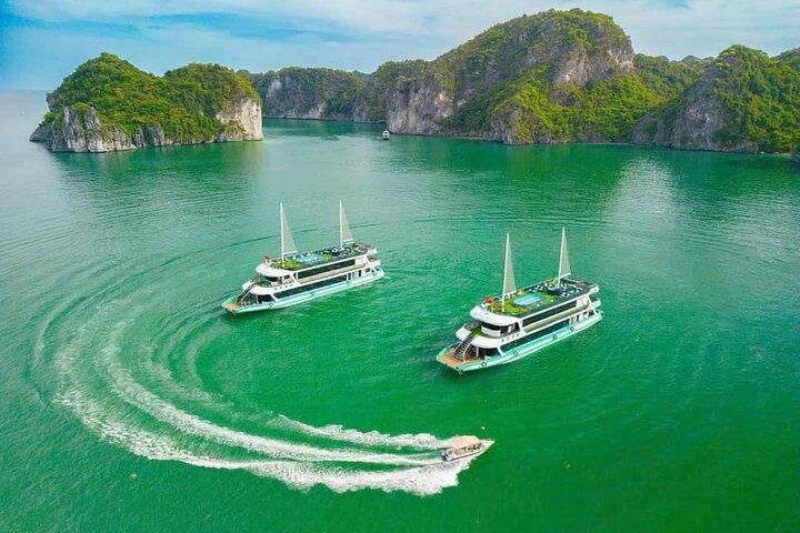 CROCIERA GIORNALIERA AMETISTA Il tour giornaliero più lussuoso Esplora la baia di Halong