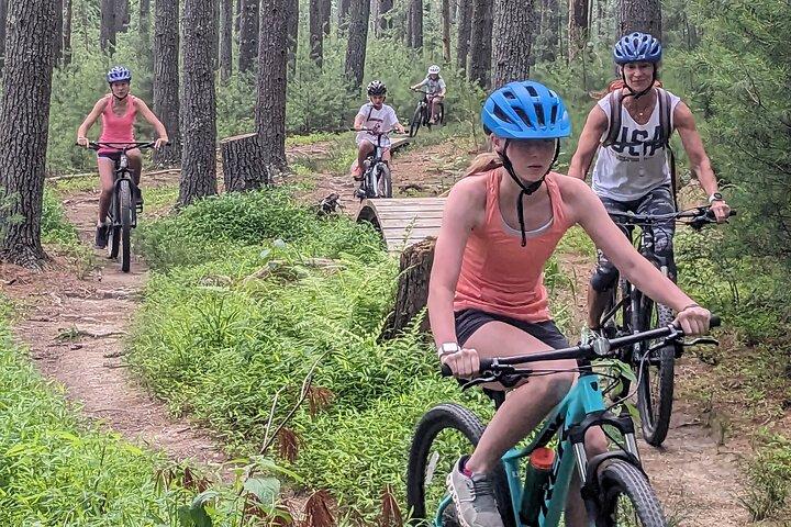 Mountain bike guiado de 3 horas nas montanhas Blue Ridge