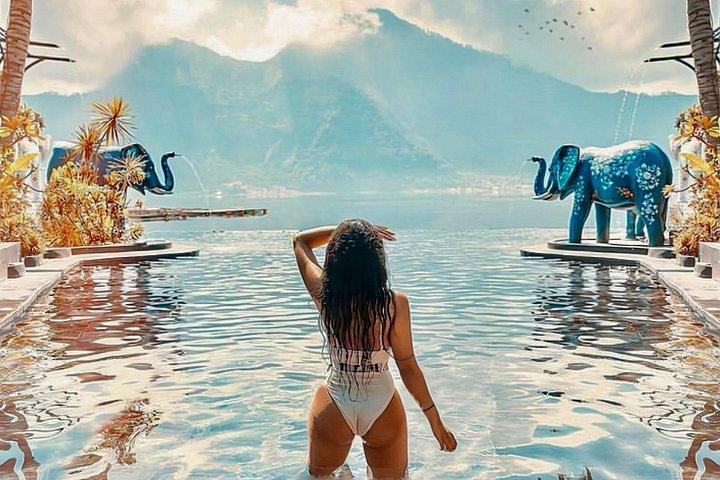日の出トレッキング/ハイキング バトゥール山プライベート＆天然温泉