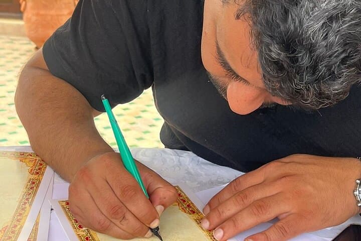 Fez Arabic Calligraphy Workshp With Lunch or Dinner