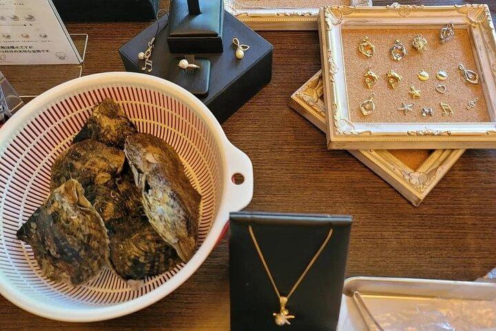 Experimente a extração de pérolas de ostras Akoya　osaka