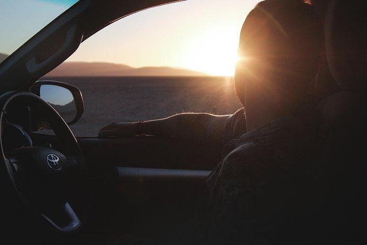Doha Zonsondergang Woestijn Safari: Dune Bashing, Kamelrit & Binnenzee