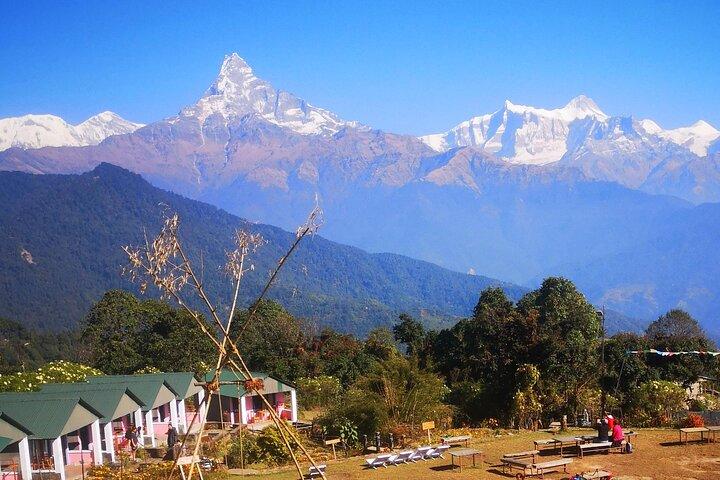 2-tägige private Trekkingtour zum Australian Camp & Dhampus