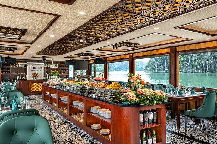 Hercules Luxury Cruise Halong Viagem de 1 dia saindo de Hanói pela Expressway