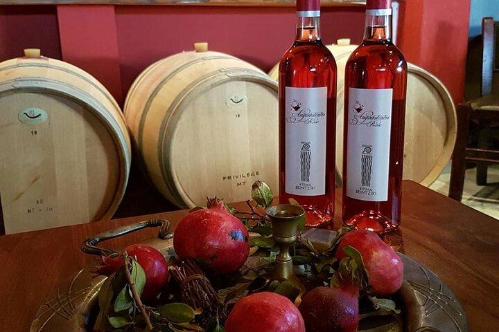 Experiencia de cata de vinos y secretos antiguos de Olympia