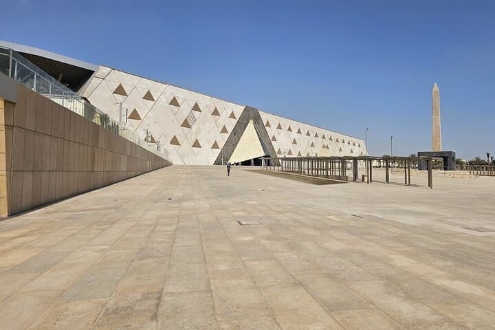 Grand Egyptian Museum, King Tut Gallery, Solar boat & lunch