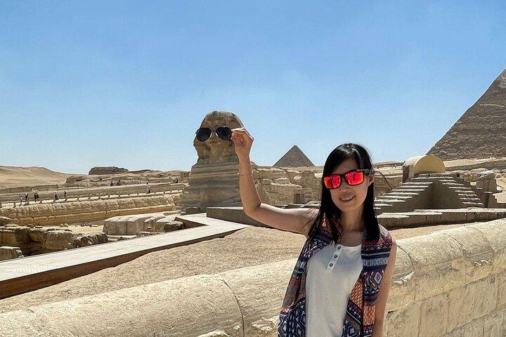 Excursion d'une journée aux pyramides de Gizeh, Sakkara et Memphis