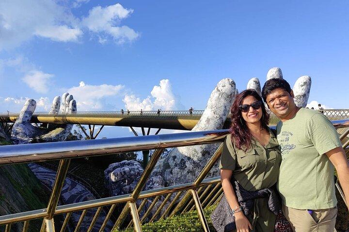 Tour di un'intera giornata alle colline di Ba Na e al Golden Bridge per piccoli gruppi