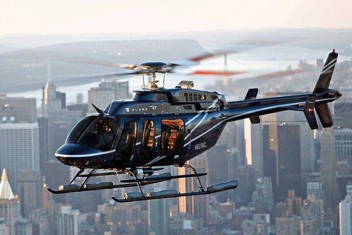Transferência de helicóptero de 10 minutos do JFK para Manhattan