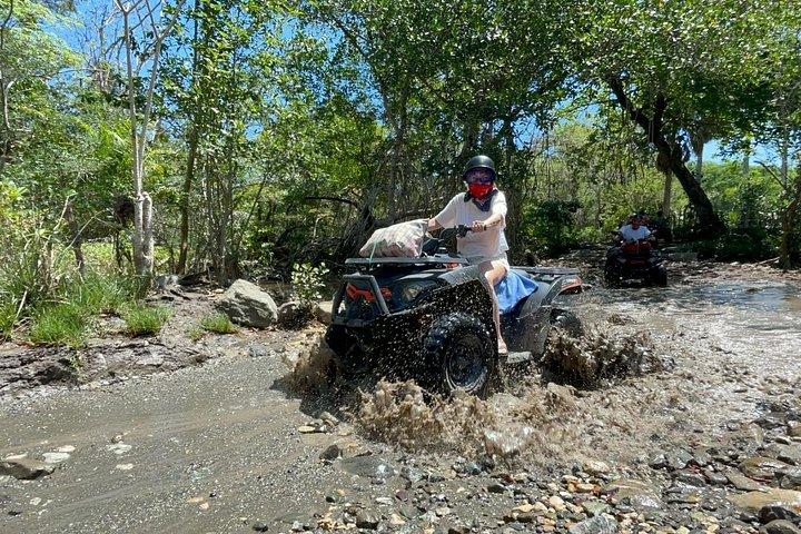 アンバー コーブとタイノ湾の乗客のためのガイド付き ATV アドベンチャー
