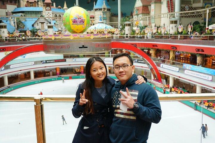 Tour privato Lotte World, Torre, Acquario (tutti i biglietti sono inclusi)