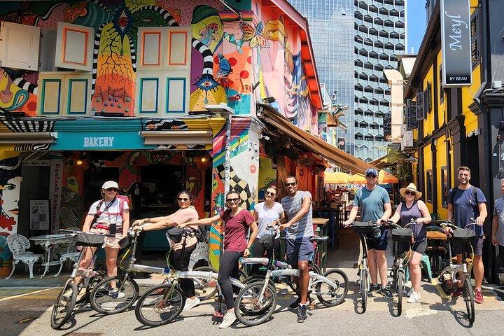 Excursão gastronômica e de bicicleta em Cingapura - Centro