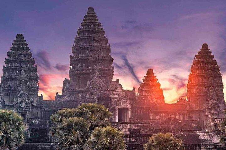Amanhecer, angkor, wat, angkor, th, antiga, capital, ta, promh
