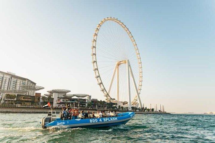 60 minutters speedbådtur i Dubai med privat overførsel