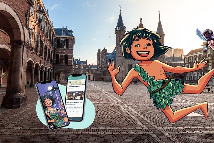 Jogo de fuga infantil na cidade de Scheveningen - Peter Pan