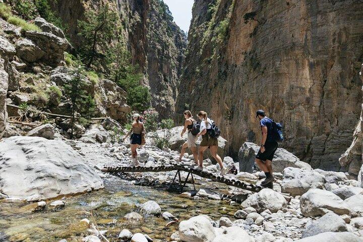 Creta : Samaria Gola facile da Sfakia con trasferimento privato