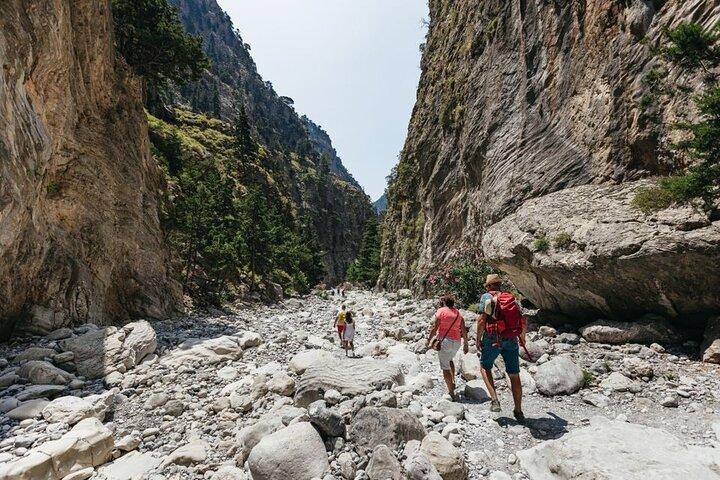 Kreta : Samaria nem vej Gorge fra Sfakia med privat transfer