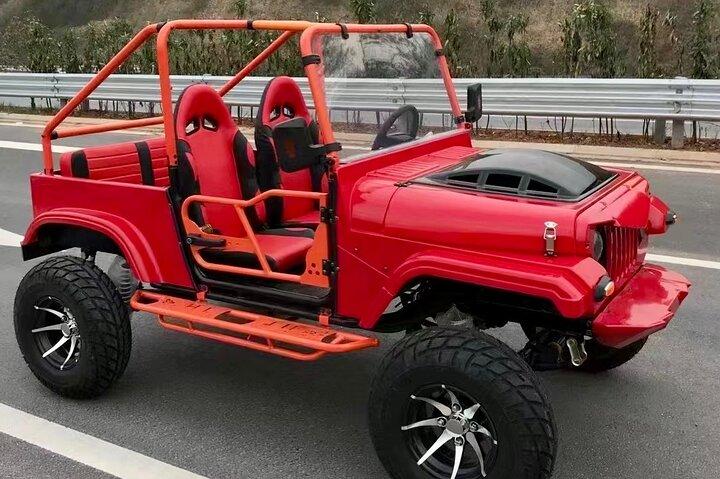キュラソー島4時間ATVミニジープスタイルビーチホッピングツアー