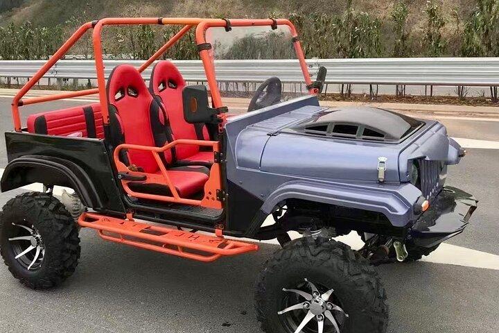 キュラソー島4時間ATVミニジープスタイルビーチホッピングツアー