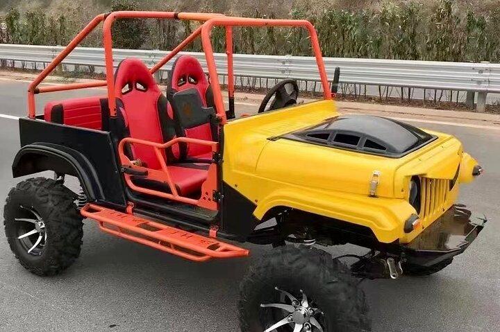 キュラソー島4時間ATVミニジープスタイルビーチホッピングツアー
