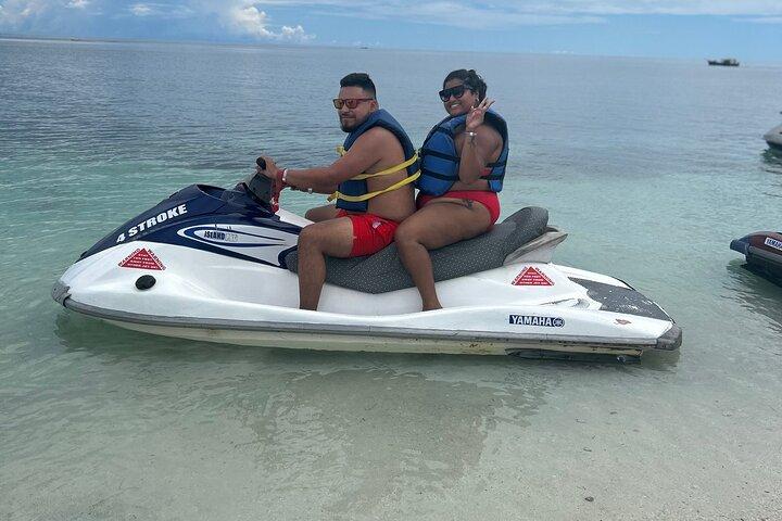 Jet Ski e Rafting em Bambu Massagem com Calcário de Montego Bay