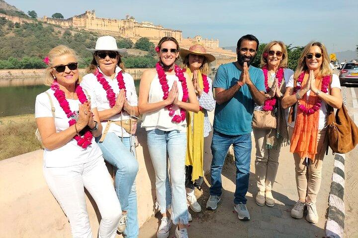 Vrolijke privétour van een hele dag door Pink City Jaipur per Tuktuk