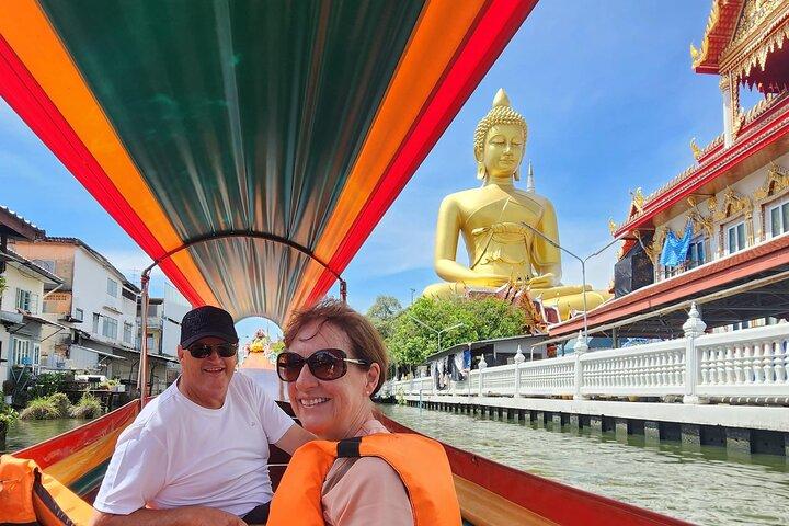 Excursão privada de meio dia aos canais de Bangkok