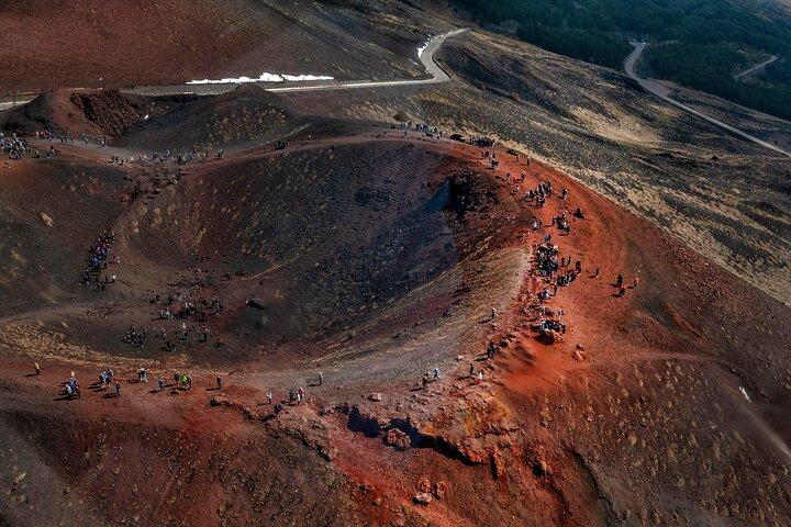 Etna : Group Helicopter Flight (including round trip car transfer)