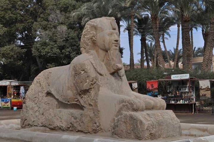 Gizeh-piramides Sfinx, Memphis en Sakkara vanuit de haven van Alexandrië