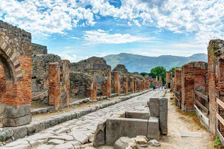 Vanuit Sorrento : Rondleiding door de ruïnes van Pompeii en de Vesuvius