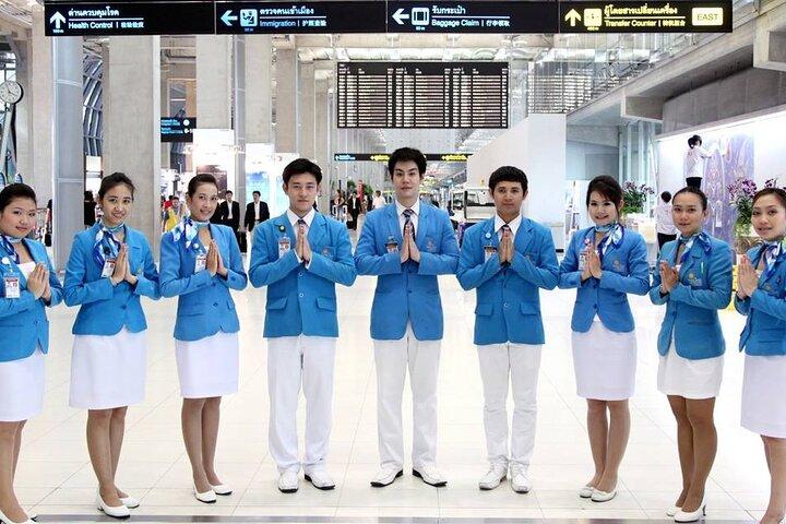 Priority Fast Track Entry op Bangkok Airport met gids
