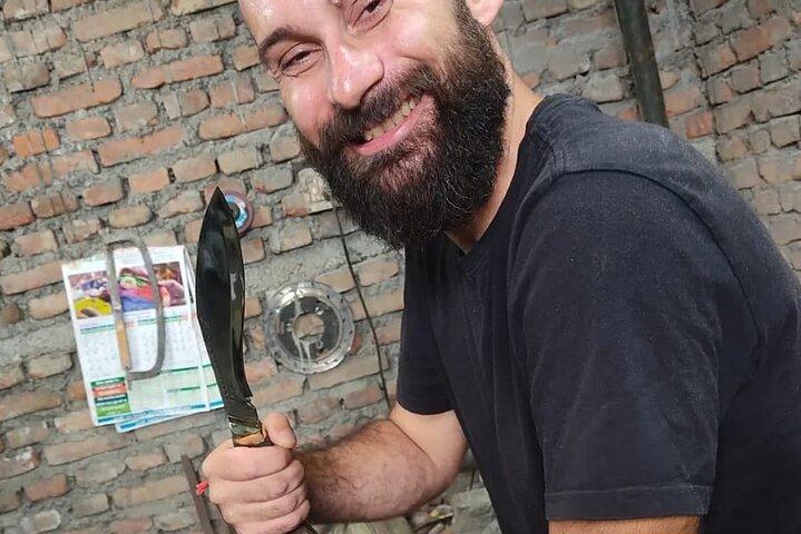Messer (Khukuri) Herstellungswerkstatt - Schmiede der Gurkhas