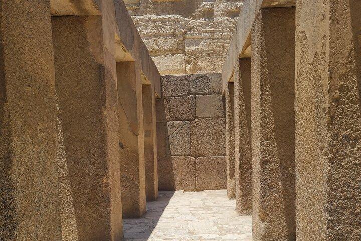 Giza-pyramiderna och Sfinxen.