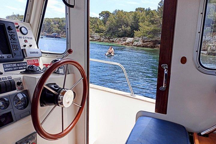 Privat bådtur Cannes Lerins-øerne