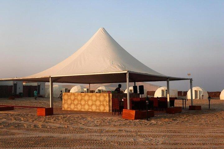 Full Day Desert Safari with Camp Access, Buffet Dinner,Camel Ride