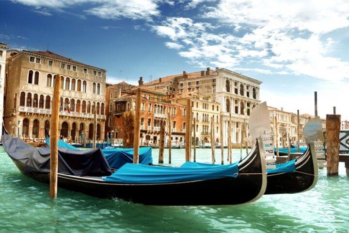 Venecia : 2 horas de excursión a pie por la mañana con tobogán en góndola + Ebook