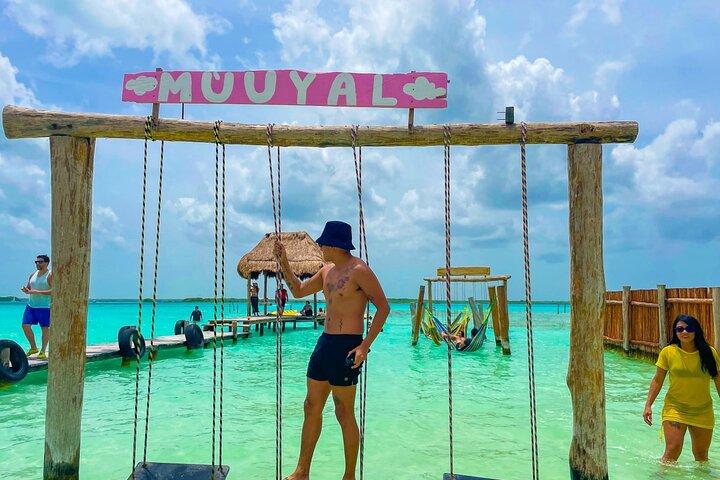 Tour a la laguna de Bacalar y kayak en Club Marmol desde Playa del Carmen