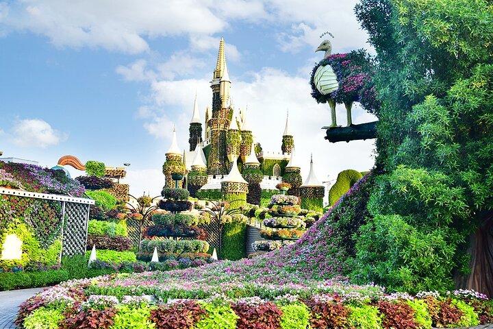 Burj Khalifa en Miracle Garden Tour met privétransfers