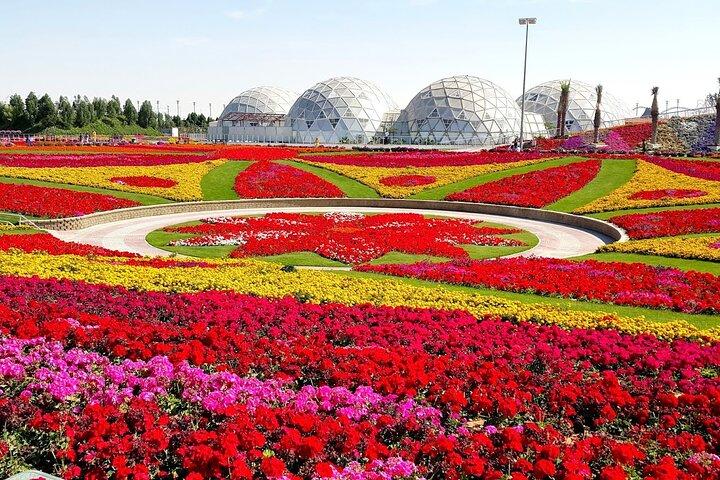 Burj Khalifa en Miracle Garden Tour met privétransfers